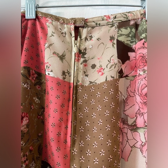 Vintage Floral Patchwork Two-Piece Set Size 16W - Picture 9 of 14